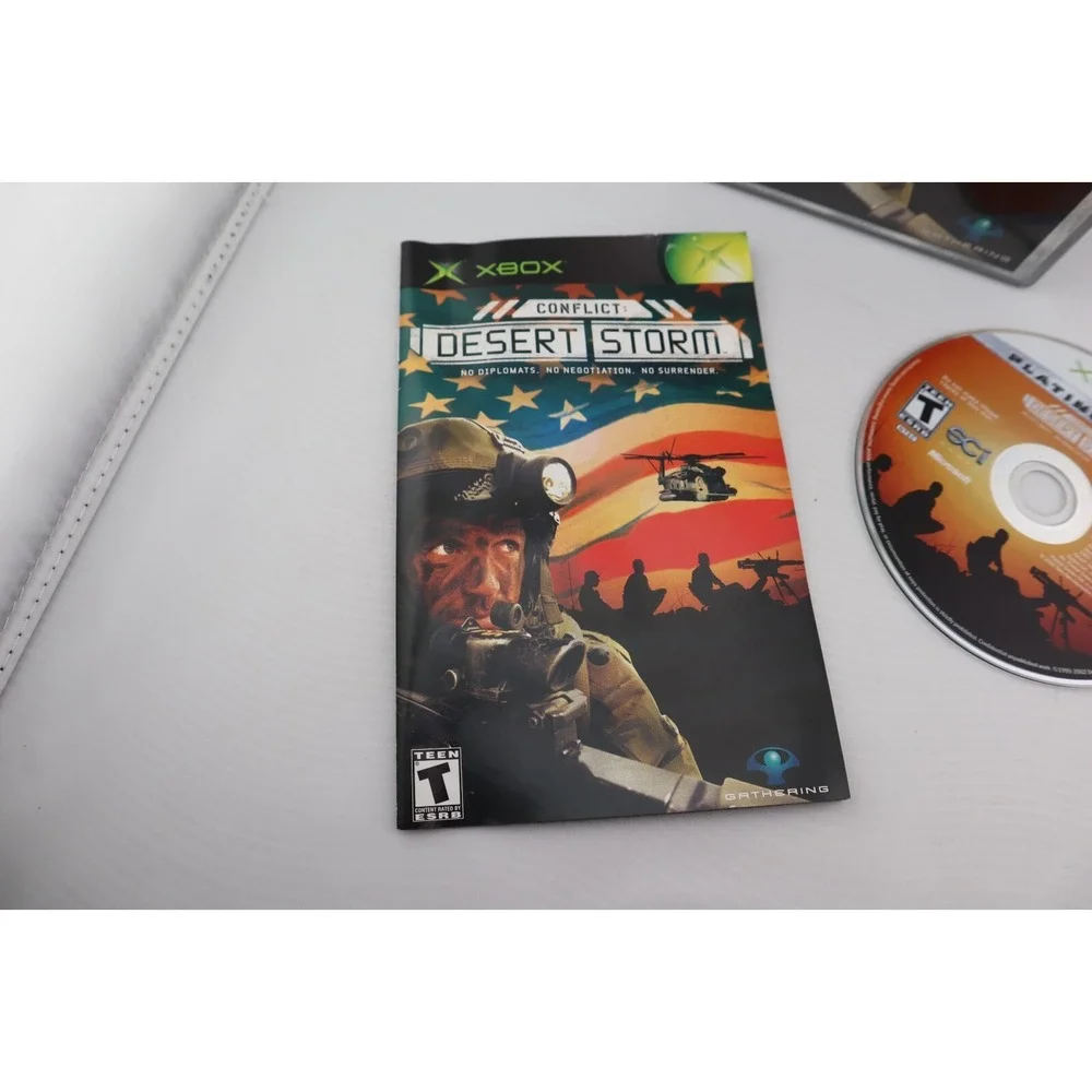 Conflict:‎ Desert Storm Platinum Hits (Microsoft Xbox, 2002) CIB Complete Tested